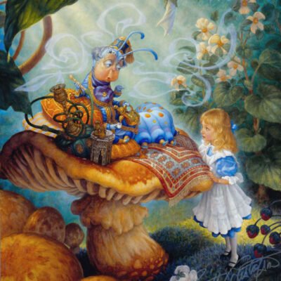 A photo of the painting Advice From A Caterpillar by Scott Gustafson