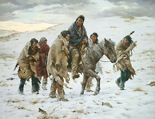 Chief Joseph Rides To Surrender by Howard Terpning