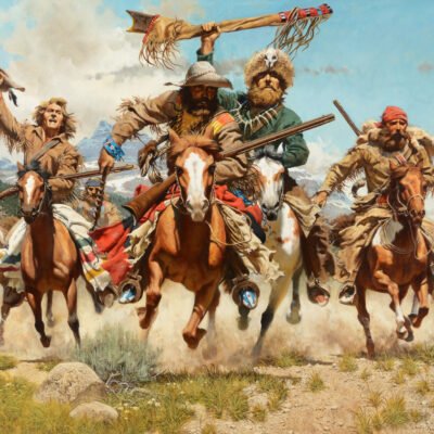 Photo of the painting Down from the Mountains by Frank McCarthy