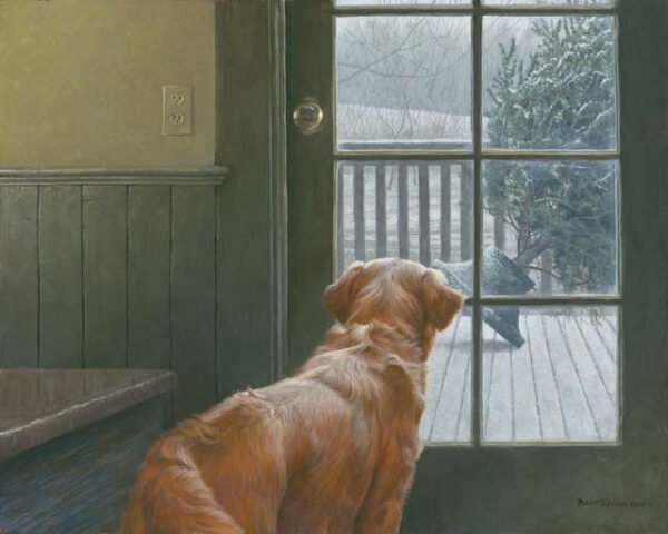 Photo of the painting Observing Christmas by Robert Bateman