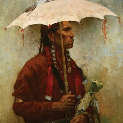 Photo of the painting Prairie Shade by Howard Terpning
