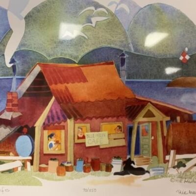 Photo of the painting Rosie's Cafe by Rie Munoz