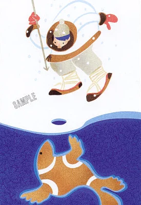 Photo of the painting Seal Hunter by Rie Munoz