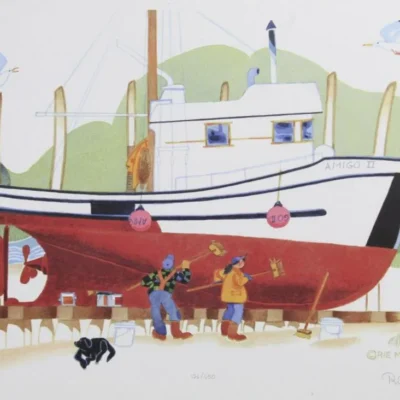 Photo of the painting Spring Cleaning by Rie Munoz