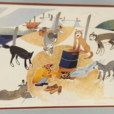 Photo of the painting Starting dinner by Rie Munoz