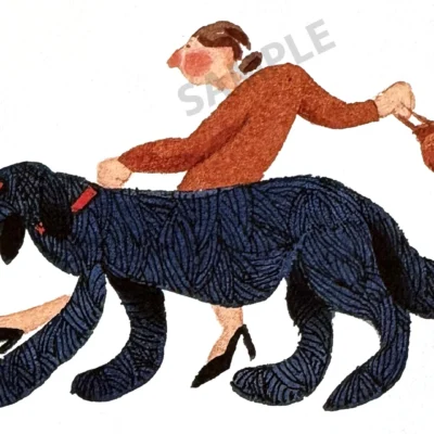 Photo of the painting Strong Dog by Rie Munoz