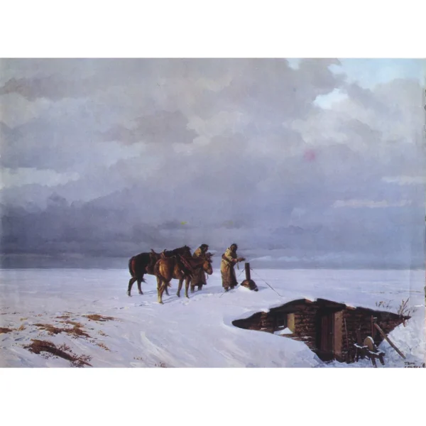 Photo of the painting The Handwarmer by Tom Lovell