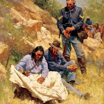Photo of the painting War Stories by Howard Terpning