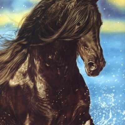 Photo ot the painting Where such majesty by lesley harrison