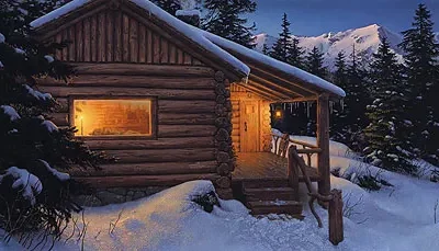 Photo of the painting Wilderness Welcome by Stephen Lyman