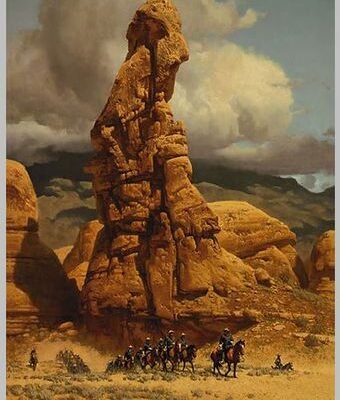Photo of the painting Patrol at broken finger by Frank McCarthy