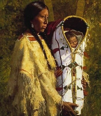 Photo of the painting Pride of the Cheyenne by Howard Terpning